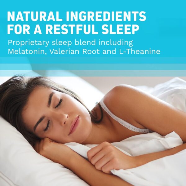 Herbtonics Night Time Weight Supplement with Melatonin to Support Sleep & Metabolism | Melatonin & L-Theanine for Women & Men | Sleep Aid Supplement with GLP-1 Support | 60 Vegan Capsules