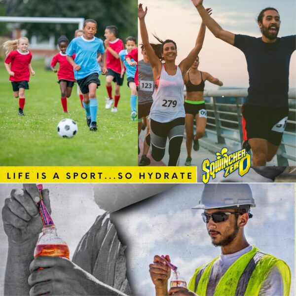 Sqwincher Zero Qwik Stik, Sugar Free, Low Calorie, Low Sodium Electrolyte Powder Hydration Drink Mix, Cool Citrus, .11 0z Packet (Pack of 50)