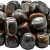 1000+ Carats Iron Tiger Eye Crystal Tumbled Stones Polished Rocks - Natural Gem Stones for Healing - DIY Crystals for Protection