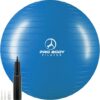 ProBody Pilates Exercise Ball - Multiple Sizes Gym Grade Balance Ball for Fitness, Yoga, Workout, Pregnancy & Physical Therapy