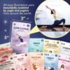 Zinsk Premium Yoga Deck – 70 Beautifully Illustrated 3x5” Cards with Instructions, Alignment Cues, & Modifications – Flashcards for Learning Beginner & Intermediate Poses & Sequencing