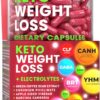 Keto Weight Loss Diet Pills, Natural Appetite Suppressant, Fat Burner for Women and Men with Apple Cider, Green Coffee Bean Extract, Cinnamon, Cayenne Pepper Metabolism Booster