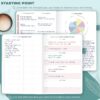 Clever Fox Self-Care Journal – Daily Reflection Notebook – Mental Health & Personal Development Planner, Meditation & Mood Log, A5 (Blue Surf)