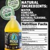 Electric Pickle Drink With Celtic Salt-Relieves Cramps & Dehydration-Electrolyte Hydration Formula Sports Drink-Dill Pickle Juice For Leg Cramps-0 Sugar 0 Carbs -Electrolytes-32 shots-Liquid Daily IV