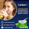 Canker-X Mouth Sore Gel, Fast Pain Relief & Healing for Canker Sores, Cheek Bites and Oral Abrasions, Oral Pain Relief Gel, Benzocaine-Free and Alcohol-Free, Adults and Kids 6+ Years, 0.28 fl oz