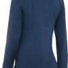 Miusey Womens Quarter Zip Running Pullover Jackets Long Sleeve Workout Tops (PRIME)