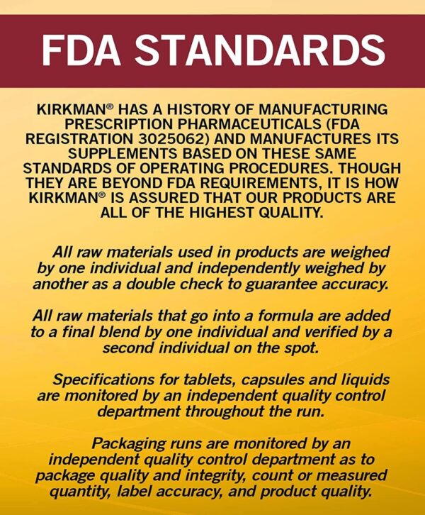 Kirkman - Children's Multivitamin & Mineral Chewable with 5-MTHF - 120 Capsules - Potent Broad-Spectrum Vitamin/Mineral Supplement - with Coenzyme Q-10 - Natural Mango Peach Flavor