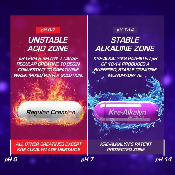 EFX Sports Kre-Alkalyn EFX | pH Correct Creatine Monohydrate Pill Supplement | Strength, Muscle Growth & Performance | 60 Servings, 120 Capsules