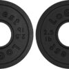 Logest Pair Olympic Plates - Barbell Weights Set of 2 Weight Plates for Olympic Bars Perfect for Strength Training Plates Exercise Balance Increase Available in 2.5LB 5LB 10LB Weight Plate