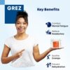 GREZ ELEC-Vital Electrolytes Powder No Sugar - Hydration Powder, Keto Electrolytes No Sugar - Complete Mineral Support, Sodium, Potassium, Magnesium, Zinc - 60 Servings