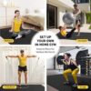 CAMBIVO Large Exercise Mats for Home Workout, 6' x 4' x 7 mm Extra Thick Workout Mats for Home Gym, Gym Mats for Jump Rope, Weights, Cardio, Fitness, Shoe-Friendly