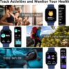 Smart Watch (Answer/Make Call), 1.9" Smartwatch Fitness Tracker for Android and iOS Phones with Heart Rate Sleep Tracking, Multi Sport Modes, Blood Oxygen, Ai Voice Control,Fitness Watch for Women Men