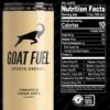 817YboQnxQL._SL1500_.jpg G.O.A.T. Fuel Energy Drink, Natural Caffeine, Electrolytes, BCAAs, Cordyceps Mushrooms & Antioxidants, Lightly Carbonated Pre Workout & Sports Energy Drink, 12-Pack, 12 fl oz, Pineapple Cream Soda