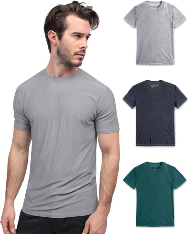 INTO THE AM Premium Workout Shirts for Men - Ultra-Lightweight Athletic Gym Tees S - 4XL