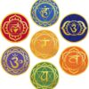 Maydahui 7 Sheets Chakra Wall Stickers Yoga Zen Meditation Room Wall Decals (6x6 Inch) Peel Stick Art Decals Decor for Yoga Studio Decor Yogi Spiritual Gift