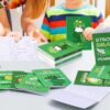 100 Pcs Mini Mental Health Notepads Small Memo Pad Notepads Bulk Mental Health Awareness Green Ribbon Pocket Notebooks, 10 Styles