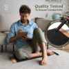 Grounding Mat for Feet - Foldable Earthing Grounding Mat for Bed with Tester Pen & Cord - Lightweight PMF Pad for Sleep, Meditation, Office, Yoga & Stress Relief - Canvas Bag, Desert Dusk