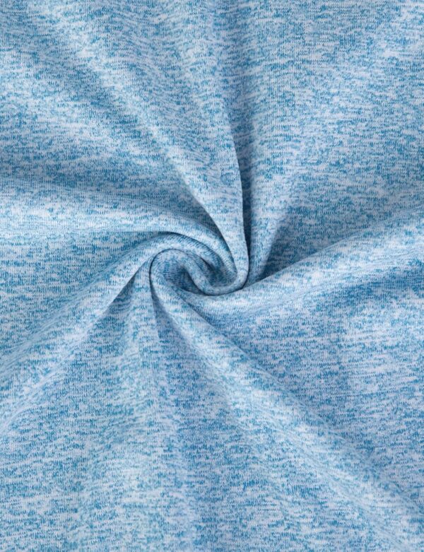 Koscacy Long Sleeve V Neck Half Zip Golf Pullover for Ladies Gym Training Outdoor Sports Workout Tennis Top, Purple Geometry