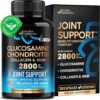 Glucosamine Chondroitin MSM Collagen | FSA HSA Eligible | Joint Support Supplement 2800 mg | Made in USA | FSA Approved Product Items | Flexibility Nutritional Vitamins | For Men & Women, 120 Capsules