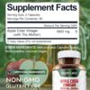 Vegan Labs Apple Cider Vinegar Capsules with The Mother- 180 Vegan Capsules, 1600MG Per Serving- 100% Natural ACV Pills- Supports Healthy Digestion, Keto, Weight Management, Detox, and Immune System