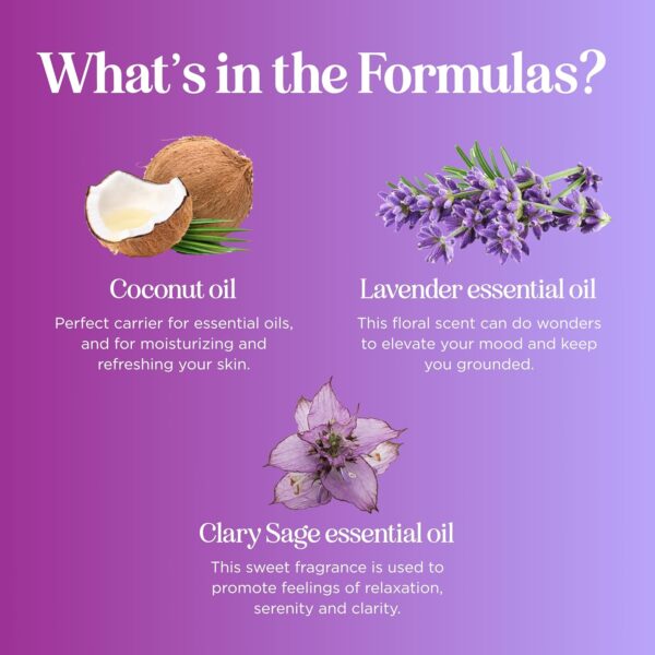 Roll on Essential Oils for Sleep - Aromatherapy Essential Oils Sets Variety Pack with Lavender Relax and Dream Sleep Essential Oil Roll Ons - Fun & Cute Wellness Gift for Young Women Teens & Girls
