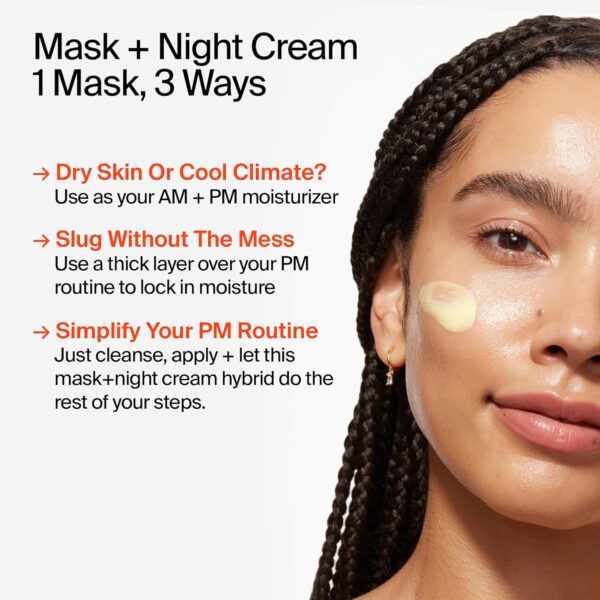 Youth To The People Superberry Hydrate + Glow Dream Mask, Vitamin C Face Moisturizer, Plumps + Brightens Skin, Treats Dullness + Uneven Tone, Vegan