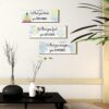 Yerliker 3 Buddha Decor Buddha Wall Art Meditation Room Chakra Decor for Bedroom Zen Quotes Wall Decoration Spiritual Gift Wall Hanging Buddhism Spa Room Decor Yoga Wall Art for Women(White)