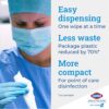 Clorox Healthcare Bleach Germicidal Wipes, 150 Count Canister (Package May Vary)