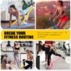 Resistance Bands, Exercise Bands, Physical Therapy Bands for Strength Training, Yoga, Pilates, Stretching, Stretch Elastic Band with Different Strengths, Workout Bands for Home Gym