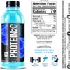 Protein2o 15g Whey Protein Infused Water Plus Energy, Blueberry Raspberry, 16.9 oz Bottle (Pack of 12)