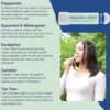 MOXE Migraine Relief Nasal Inhalers, Essential Oils for Headaches & Tension Relief, Portable Aromatherapy, Easy-to-Use, Pure & Undiluted, Peppermint, Spearmint, Eucalyptus, Tea Tree, USA Made, 3 Pack