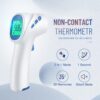 Forehead Thermometer for Adults and Kids, Digital Infrared Thermometer with Fever Alarm, FSA HSA Eligible, Fast Accurate Results, Easy to use