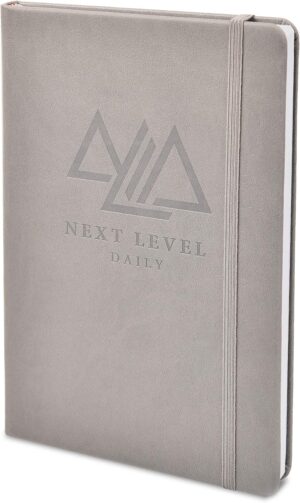 Planner | 90 Day High Performance Daily Action Planner for Productivity, Happiness, Time Management | Habit Tracker, Gratitude Journal – Undated, Hardcover (Grey, 8. 25” x 5. 5”)