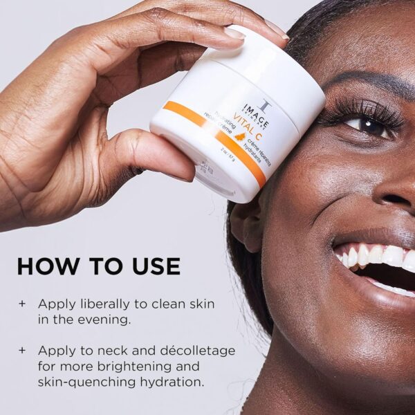 IMAGE Skincare, VITAL C Hydrating Repair Crème, Face Night Cream Moisturizer with Hyaluronic Acid, for Dry Skin