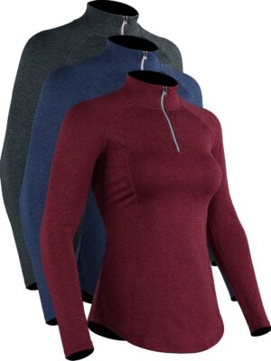 CADMUS Women's Long Sleeve Shirts for Workout Athletic Hiking Shirts Yoga