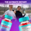 Keto ACV Gummies Advanced Weight Loss Belly Fat Burners Product Works Fast, ACV Keto Gummy Detox Cleanse Diet Apple Cider Vinegar Metabolism(60 Count)