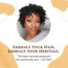 Qhemet Biologics Aethiopika Hydrate & Twist Butter - Frizz-Free Styling Butter Adds Flexible Definition to High & Low Porosity Hair - Smooth Edges, Soften & Flatten Locs, Twists & Braids (4.7 oz)