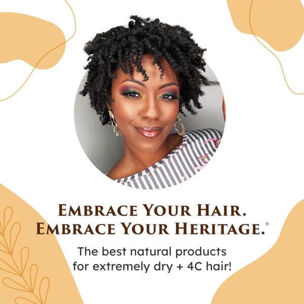 Qhemet Biologics Aethiopika Hydrate & Twist Butter - Frizz-Free Styling Butter Adds Flexible Definition to High & Low Porosity Hair - Smooth Edges, Soften & Flatten Locs, Twists & Braids (4.7 oz)
