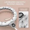 30/12 Knots Weighted Hula Hoop for Kids & Adults Weight Loss, Detachable & Size Adjustable Infinity Hoop Plus Size, Home Outdoors Fitness Exercise, Abdominal Toner