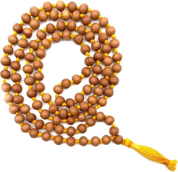 Sandalwood Scented Jaap mala 108+1 Beads Meditation Prayer Japa Mala