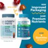 SmartyPants Multivitamin for Men, Organic Gummies: Probiotics, CoQ10, Methylfolate, Omega 3 (ALA), Vitamin D3, C, Vitamin B12, B6, A, K & Zinc for Immune Support, Biotin, 120 Gummies (30 Day Supply)