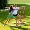 Yoga Strap for Stretching - 8 Loops Stretching Strap - Essential Yoga Accessories for Flexibility and Enhanced Stretching - Ideal Stretch Strap in Yoga and Pilates