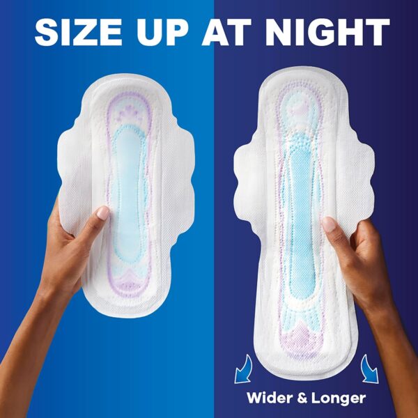 Always Ultra Thin Feminine Pads with Wings for Women, Super Absorbency, Unscented, Size 2, 126 Count