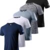 Boyzn 1 or 3 Pack Men's Workout Running Shirts, Dry Fit Moisture Wicking T-Shirts, Sports Gym Athletic Short Sleeve Shirts