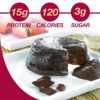 ProtiDIET Protein Chocolate Fudge Cake - 15g Protein - Low Fat High Protein Snacks for Adults - Quick and Easy-to-Prepare Healthy Protein Snack - 7 Cake Mix Pouches Per Box