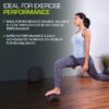 ProsourceFit High Density Foam Rollers 36 - inches long. Firm Full Body Athletic Massager for Back Stretching, Yoga, Pilates, Post Workout Trigger Point Release, Black