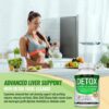 Detox Cleanse Liver Support & Repair Formula - Liver Cleanser Natural 5 Day Detox, Support Digestion System, Flush Toxins & Urinary Tract, Milk Thistle Extract 25+ Herbs, 60 Capsules, Toplux Nutrition