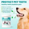Dental Care Finger Wipes 60 Counts,Teeth Cleaning Finger Wipes for Dogs & Cats,Reduces Plaque & Supports Oral Freshness, Coconut Scent