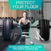 Yes4All 12, 16, 36 SQ. FT Puzzle/Interlocking Exercise Mat Tiles for Home Gym, Exercise EVA Foam Floor Padding with Border for Workout Equipment
