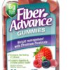 Fiber Advance Weight Management Gummies | 100% Plant Based Fiber for Digestive Wellness and Gut Health | Chromium Picolinate for Weight Management Support, 90 Count